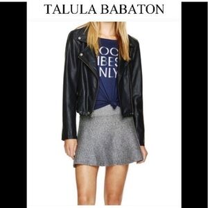 Aritzia Talula Vanderbilt Heathered gray skater circle Skirt Sz S